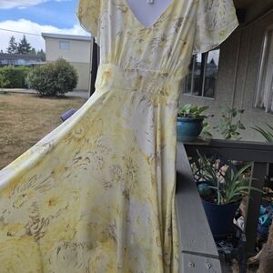 Together Yellow Floral Maxi Dress